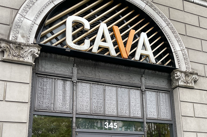 NYC Cava Storefront
                                           